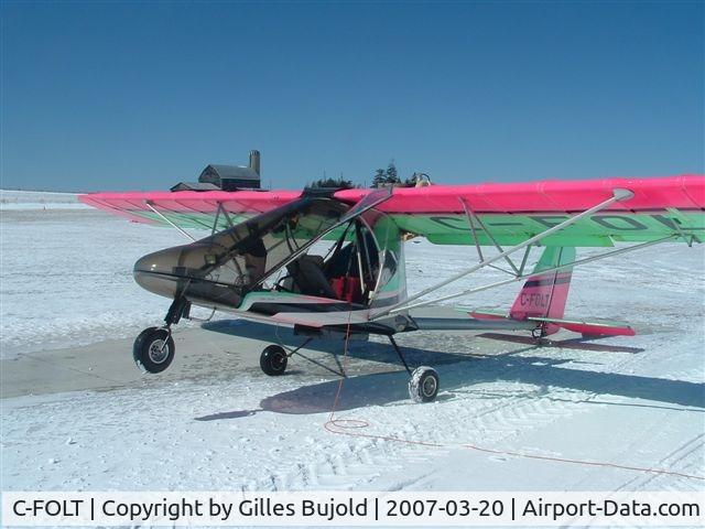 C-FOLT, 1992 Rans S-12 AIRAILE C/N 0991127, winter flight