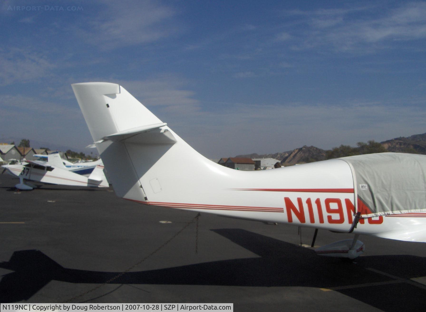 N119NC, 1991 Wheeler Express C/N 1119, 1991 Warner/Warner WHEELER EXPRESS FT, Lycoming IO-360 A&C 180 Hp, cruciform tail version, rare experimental