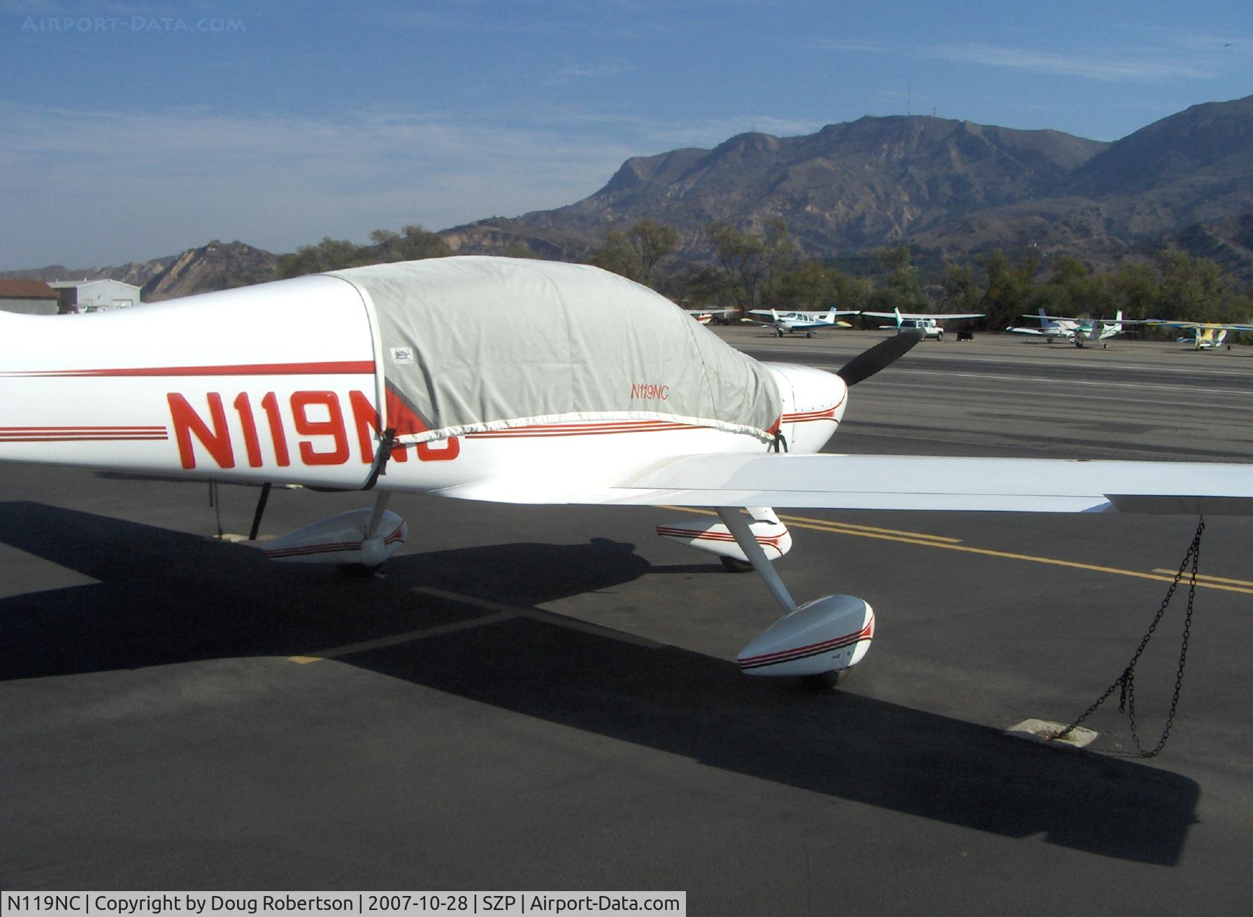 N119NC, 1991 Wheeler Express C/N 1119, 1991 Warner/Warner WHEELER EXPRESS FT, Lycoming IO-360 A&C 180 Hp, cabin cover, rare experimental