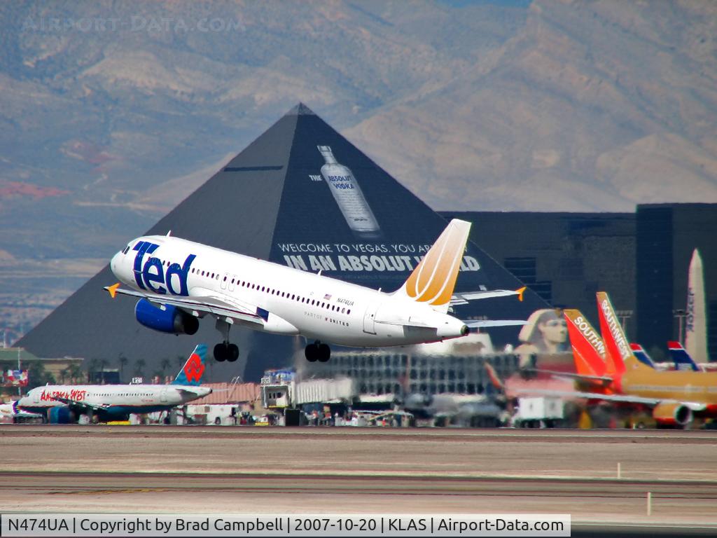 N474UA, 2001 Airbus A320-232 C/N 1475, Ted Airlines / 2001 Airbus Industrie A320-232