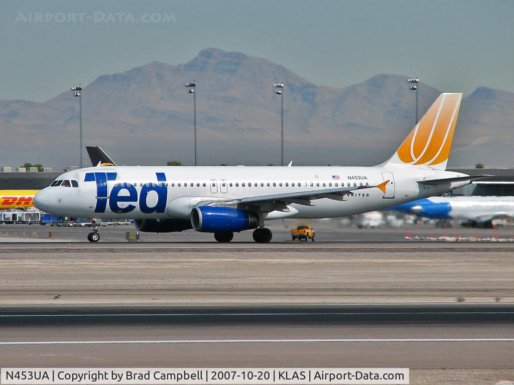 N453UA, 1999 Airbus A320-232 C/N 1001, Ted Airlines / 1999 Airbus Industrie A320-232