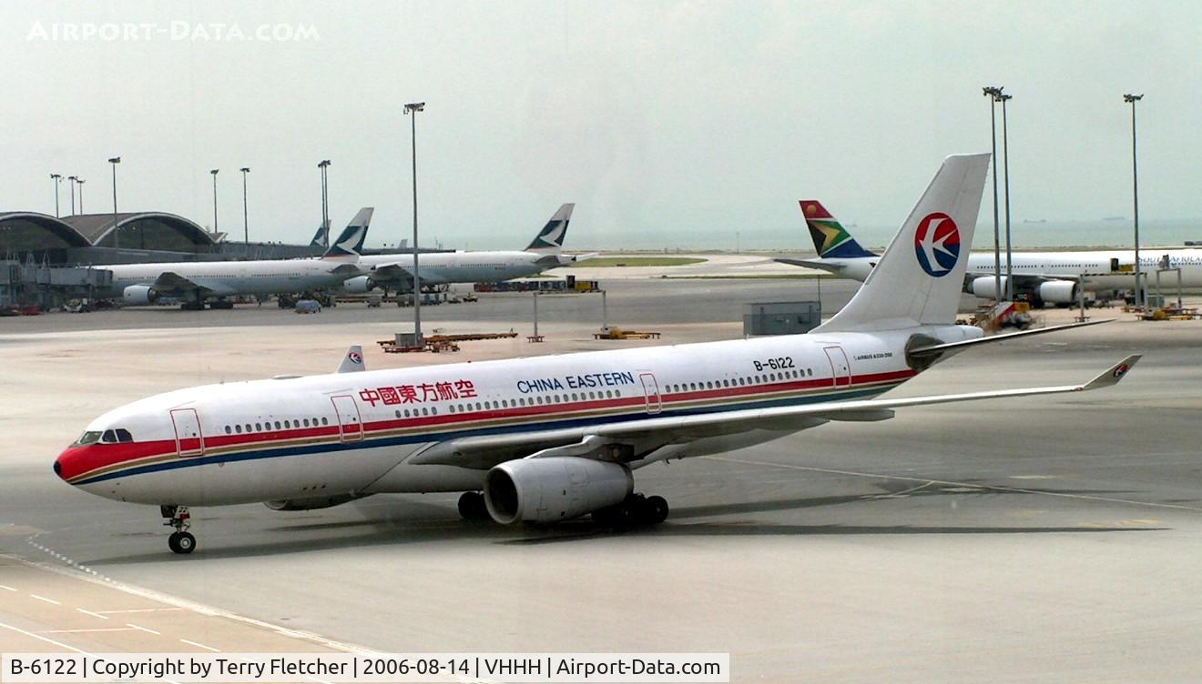 B-6122, 2006 Airbus A330-243 C/N 732, China Eastern A330 at Hong Kong