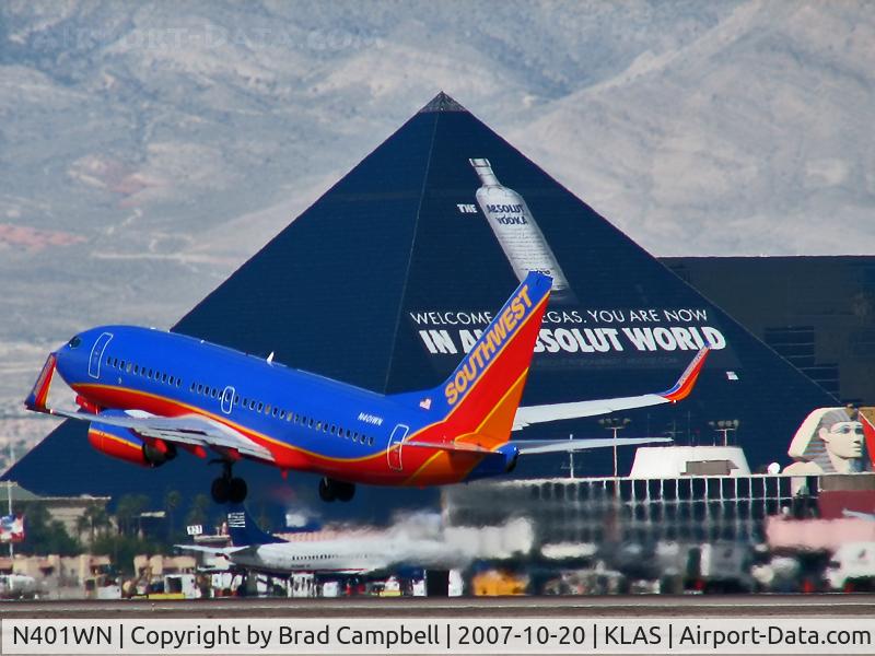 N401WN, 2001 Boeing 737-7H4 C/N 29813, Southwest Airlines / 2001 Boeing 737-7H4