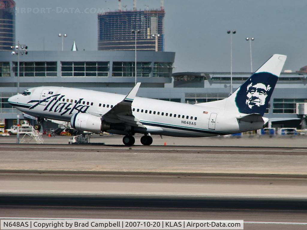 N648AS, 2003 Boeing 737-790 C/N 30662, Alaska Airlines / Boeing 737-790