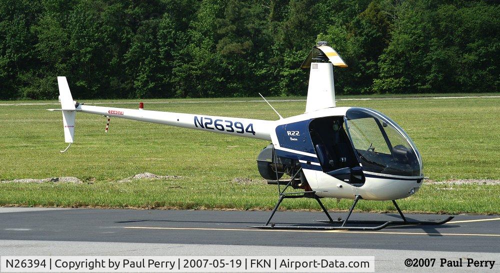 N26394, 1988 Robinson R22 Beta C/N 0833, One of the few times noone was around her