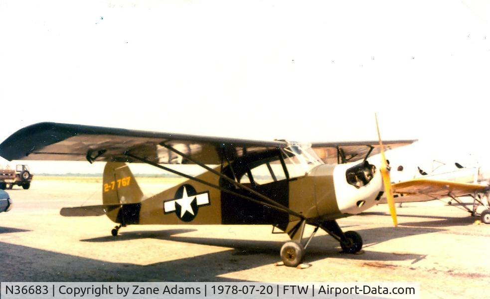 N36683, 1940 Aeronca A65-TAC C/N C1221TA, On the ramp at Meacham Field