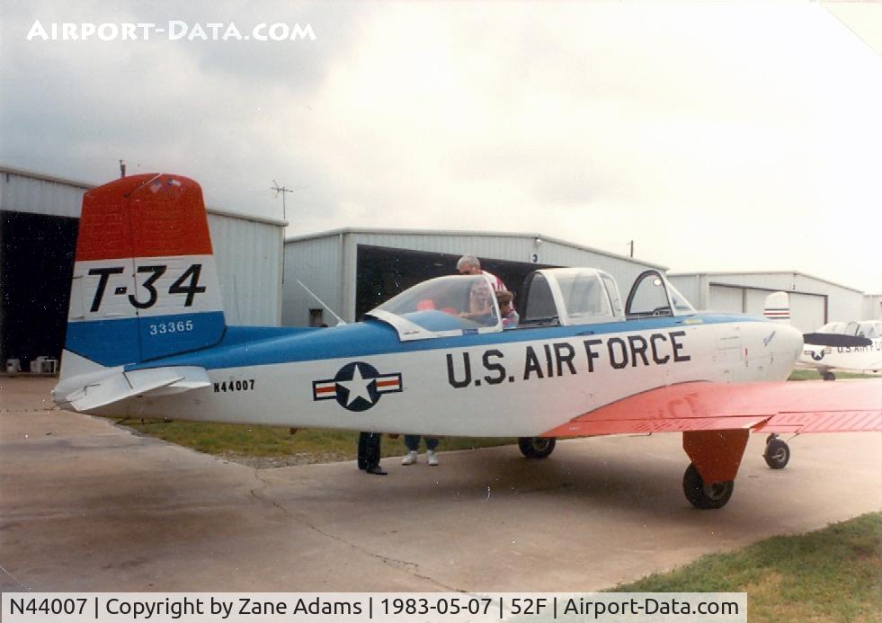 N44007, 1953 Beech T-34A (A45) Mentor Mentor C/N G-126, At Aero Valley ( Northwest Regional)