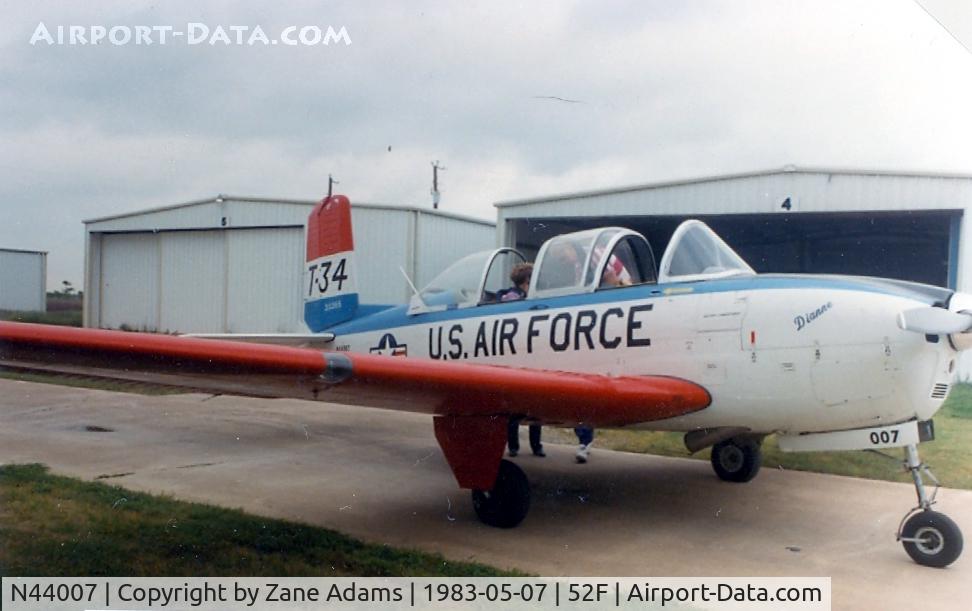 N44007, 1953 Beech T-34A (A45) Mentor Mentor C/N G-126, At Aero Valley ( Northwest Regional)