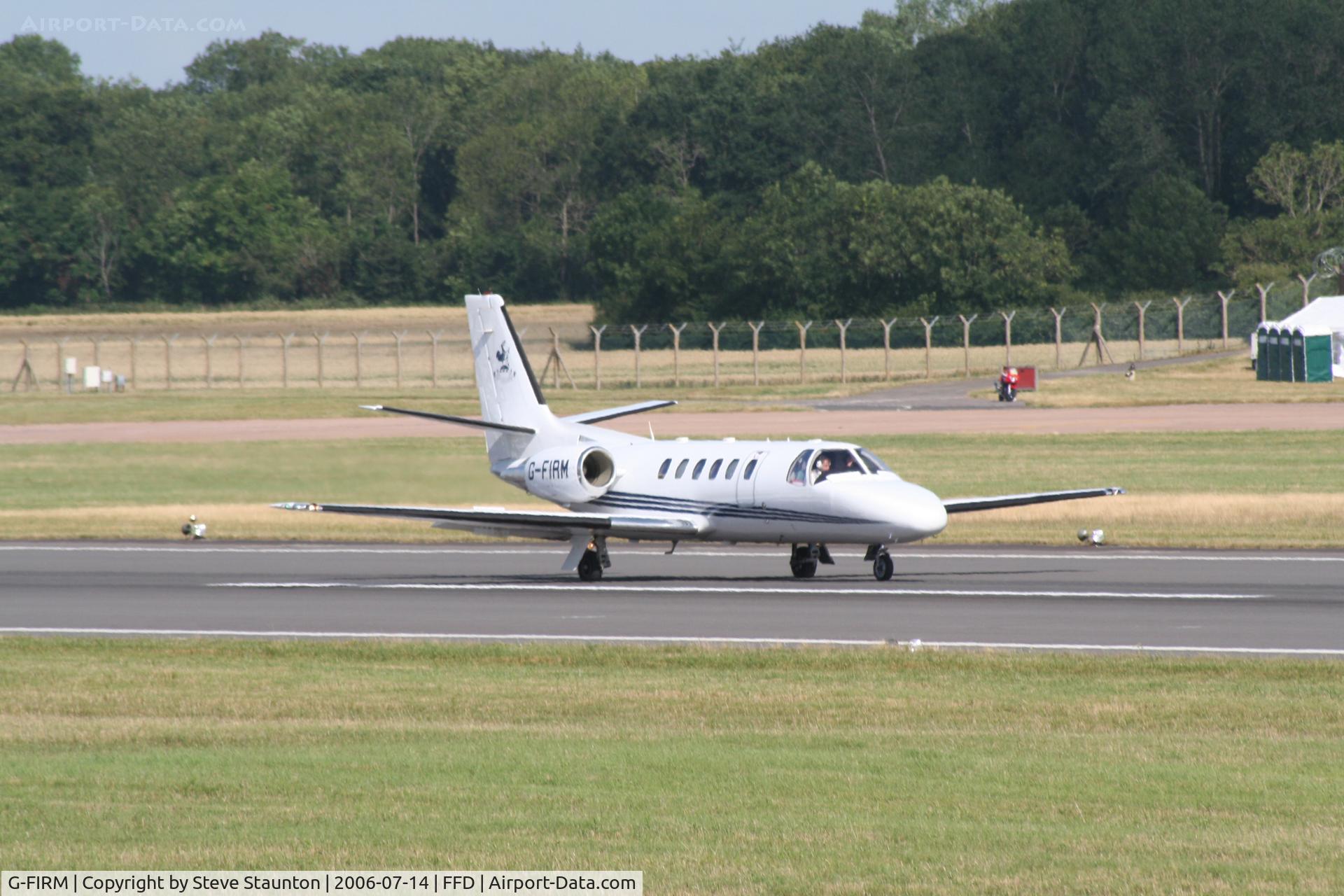 G-FIRM, 2000 Cessna 550B Citation Bravo C/N 550-0940, Royal International Air Tattoo 2006