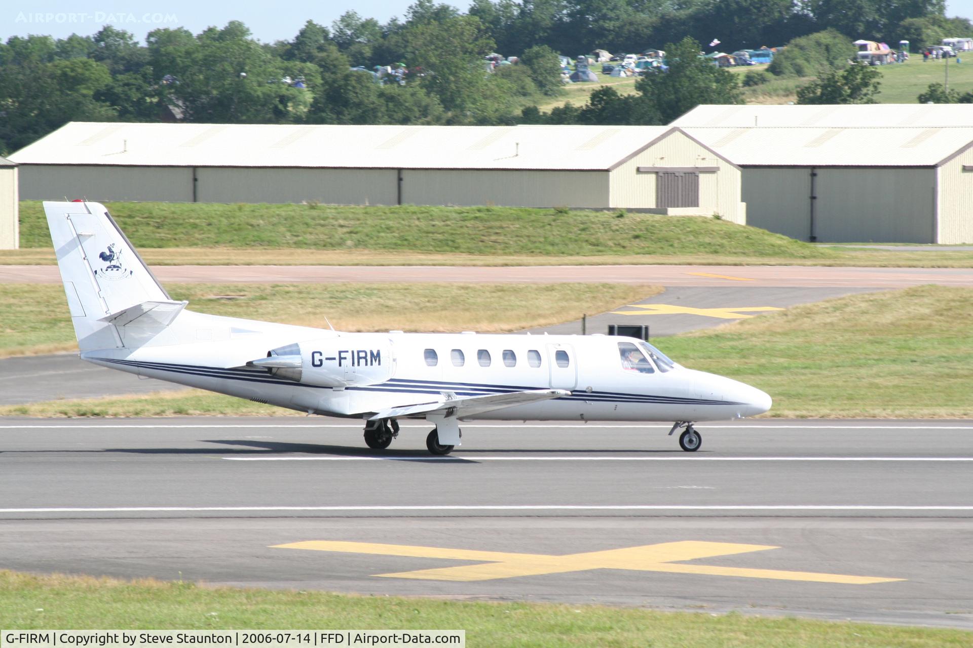 G-FIRM, 2000 Cessna 550B Citation Bravo C/N 550-0940, Royal International Air Tattoo 2006