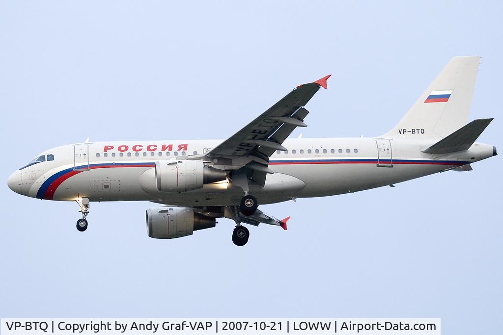 VP-BTQ, 1999 Airbus A319-114 C/N 1149, Rossia A319