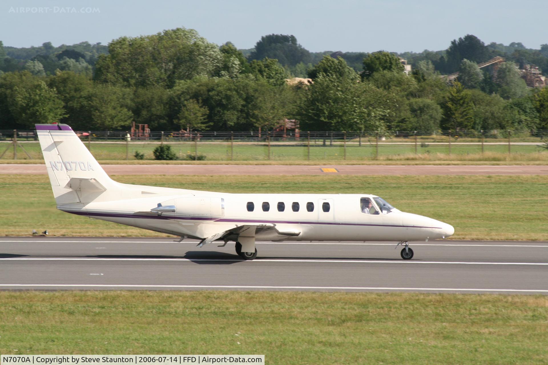 N7070A, 1985 Cessna S550 Citation IIS C/N S550-0068, Royal International Air Tattoo 2006