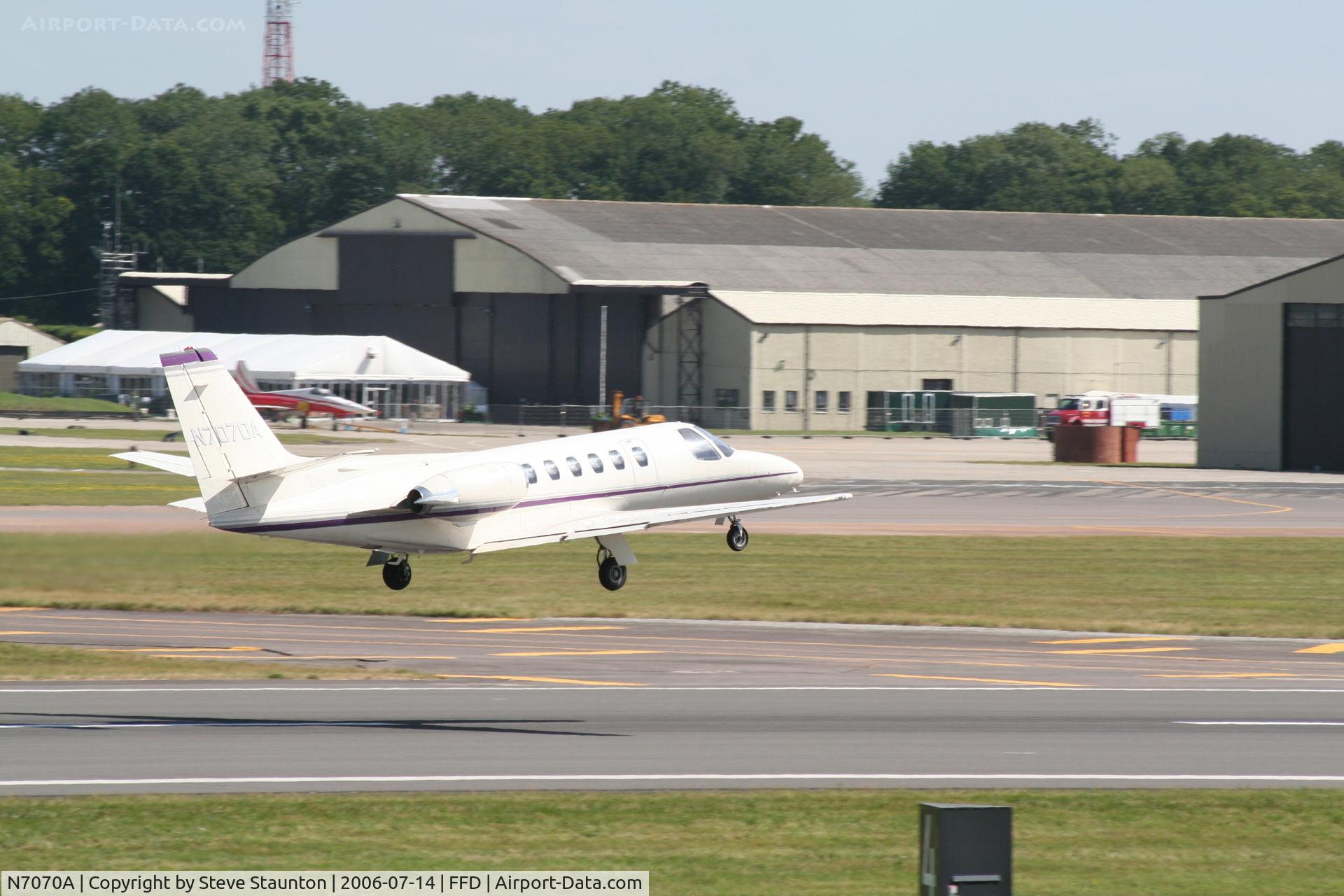 N7070A, 1985 Cessna S550 Citation IIS C/N S550-0068, Royal International Air Tattoo 2006