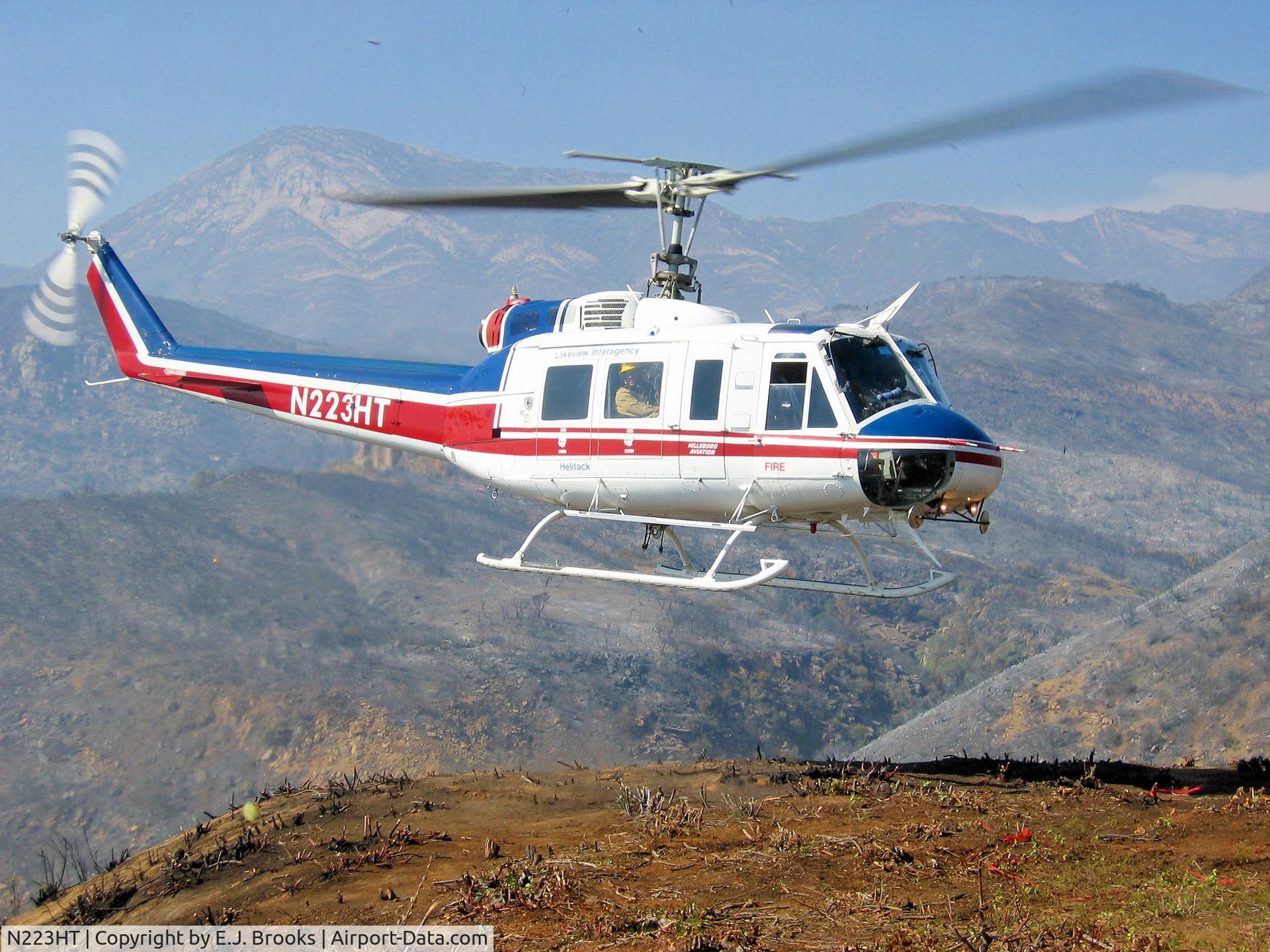 N223HT, 1975 Bell 205A-1 C/N 30180, N223HT Fire Duty