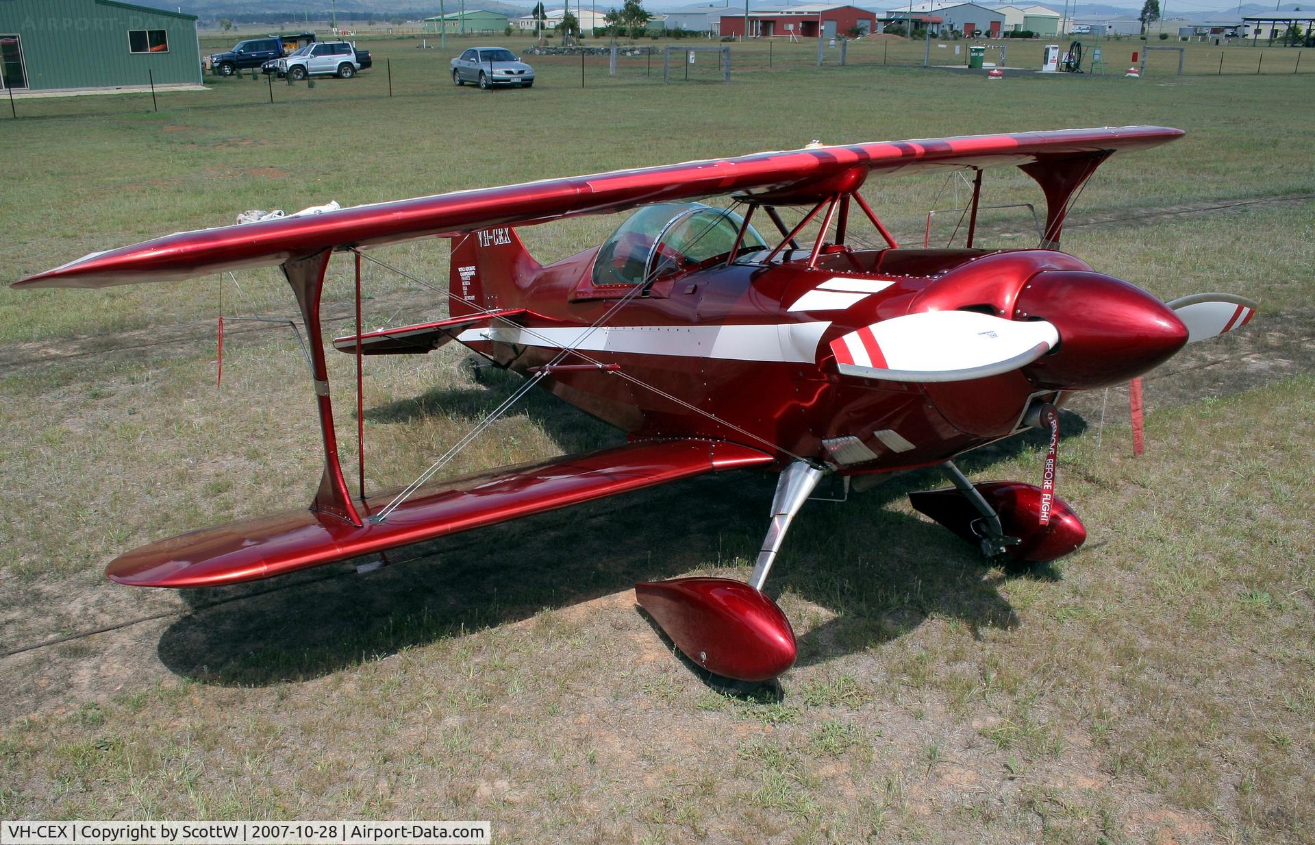 VH-CEX, 1978 Pitts S-1S Special C/N 1-0059, image taken at Watts Bridge Memorial airfield