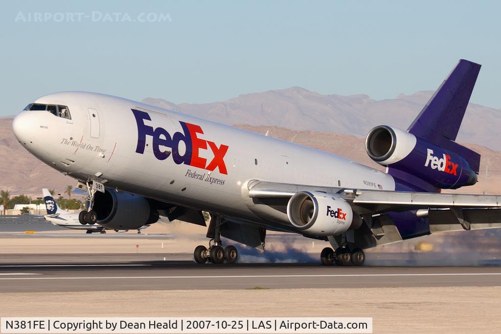 N381FE, 1972 McDonnell Douglas MD-10-10F C/N 46615, FedEx N381FE 