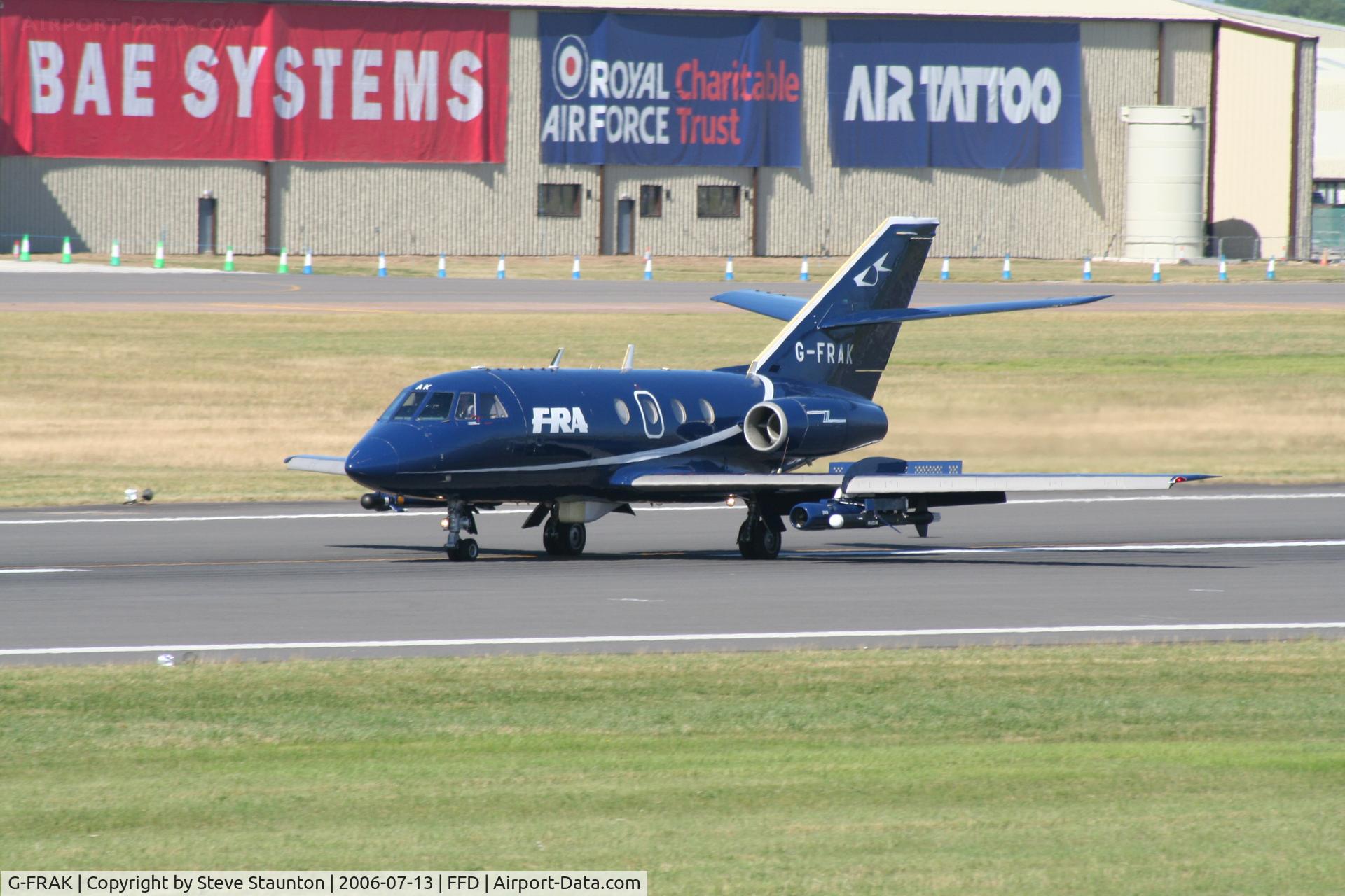 G-FRAK, 1969 Dassault Falcon 20D C/N 213, Royal International Air Tattoo 2006