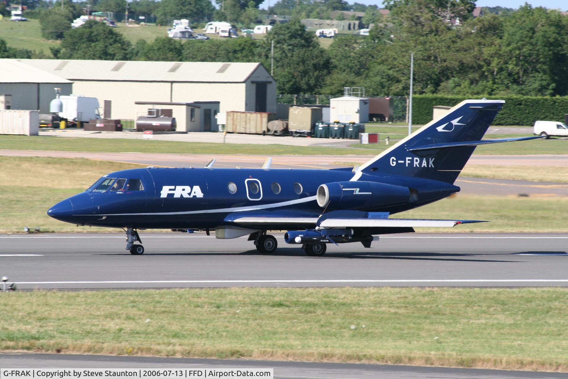 G-FRAK, 1969 Dassault Falcon 20D C/N 213, Royal International Air Tattoo 2006