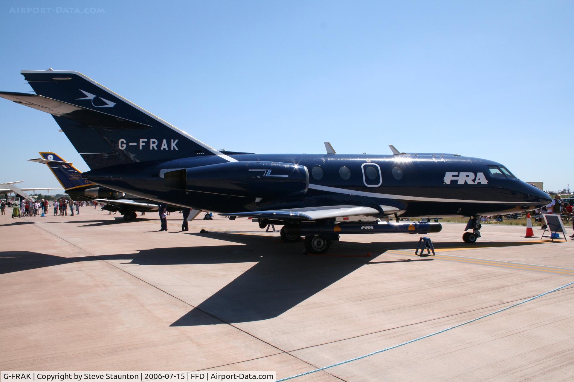G-FRAK, 1969 Dassault Falcon 20D C/N 213, Royal International Air Tattoo 2006