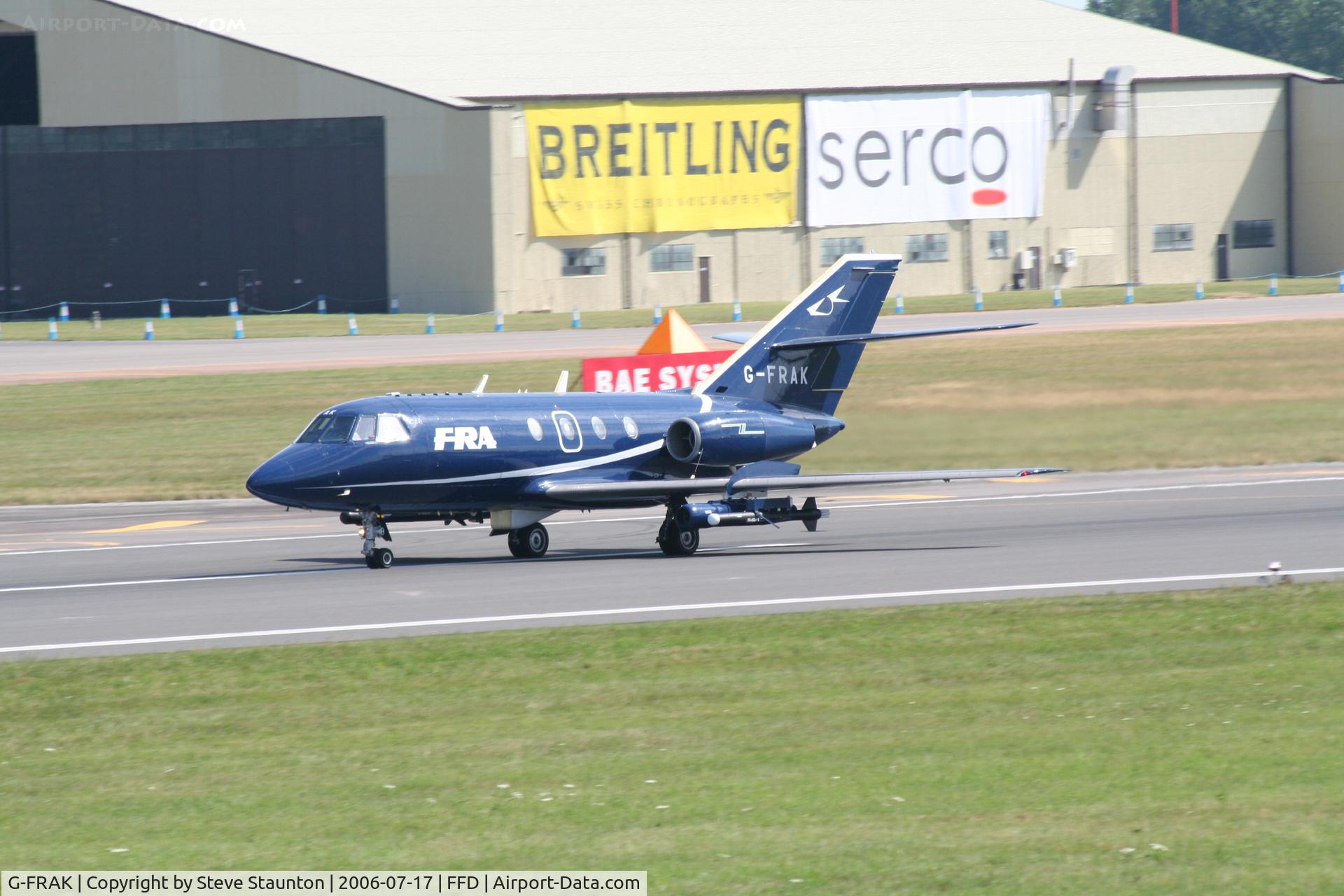 G-FRAK, 1969 Dassault Falcon 20D C/N 213, Royal International Air Tattoo 2006