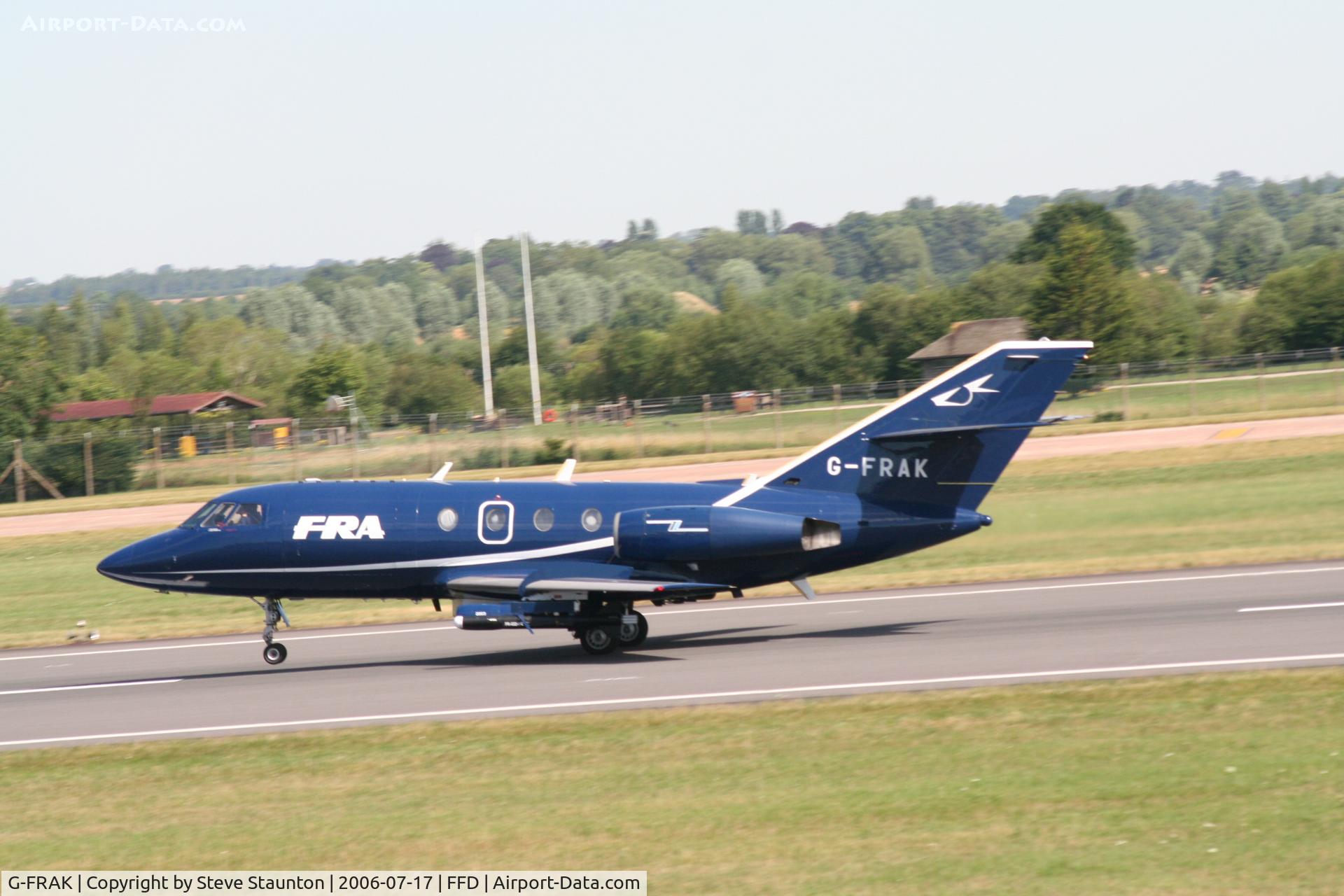 G-FRAK, 1969 Dassault Falcon 20D C/N 213, Royal International Air Tattoo 2006