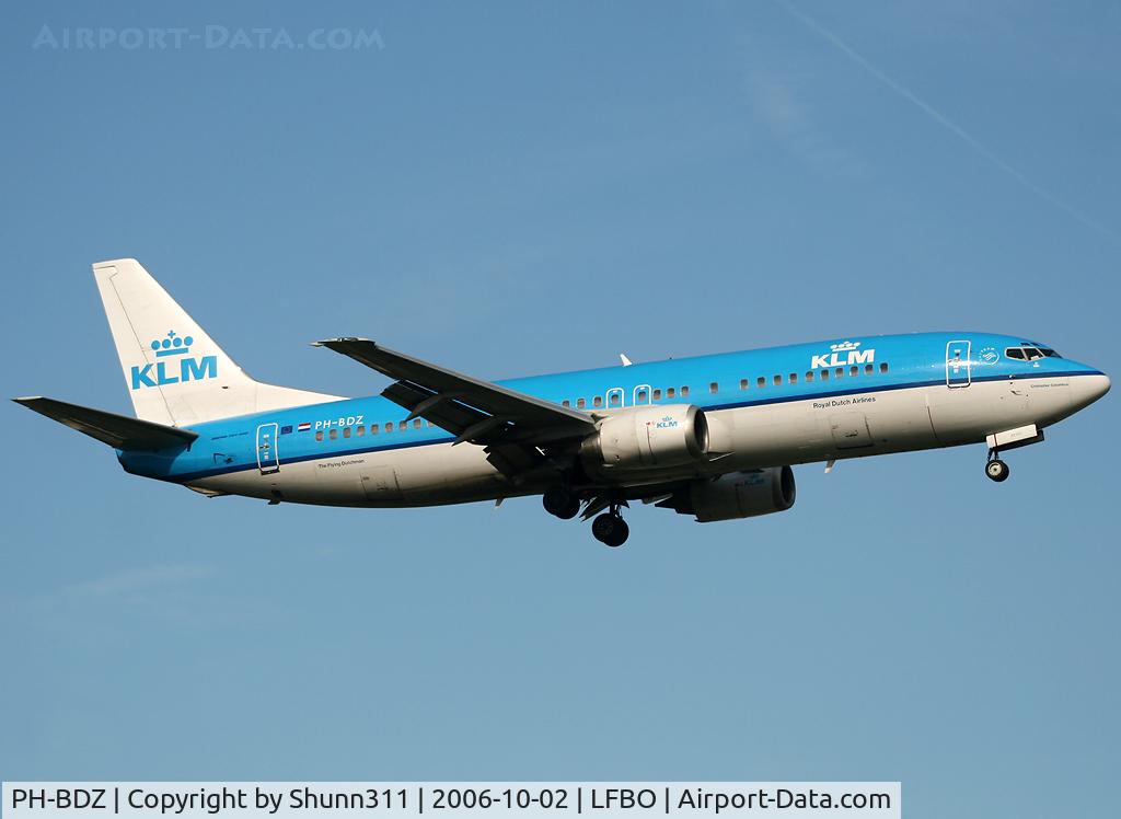 PH-BDZ, Boeing 737-406 C/N 25355, Landing rwy 14R