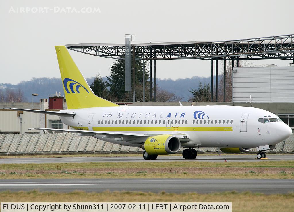 EI-DUS, 1988 Boeing 737-3M8(QC) C/N 24021, Parked in the north of the airport...