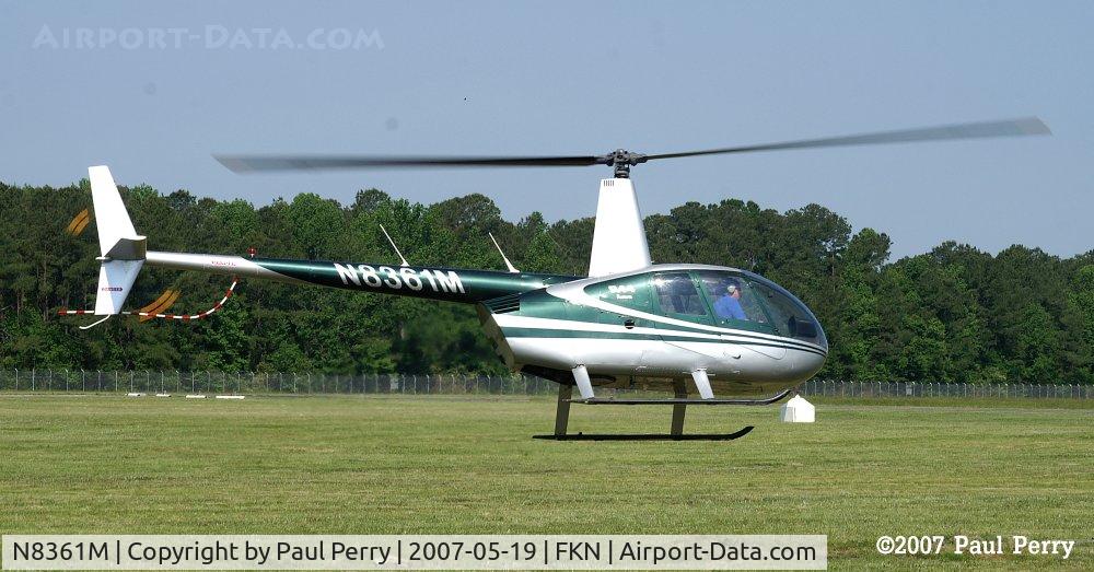 N8361M, 1996 Robinson R44 C/N 0303, When the sun is right, that green really shines!