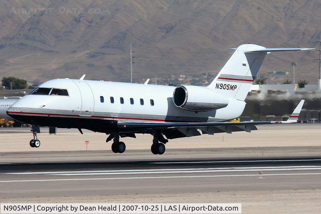 N905MP, 1982 Canadair Challenger 600 (CL-600-1A11) C/N 1039, Univex Aviation LLC 1982 Canadair CL-600 Challenger N905MP from William P Hobby (KHOU) landing on RWY 25L.