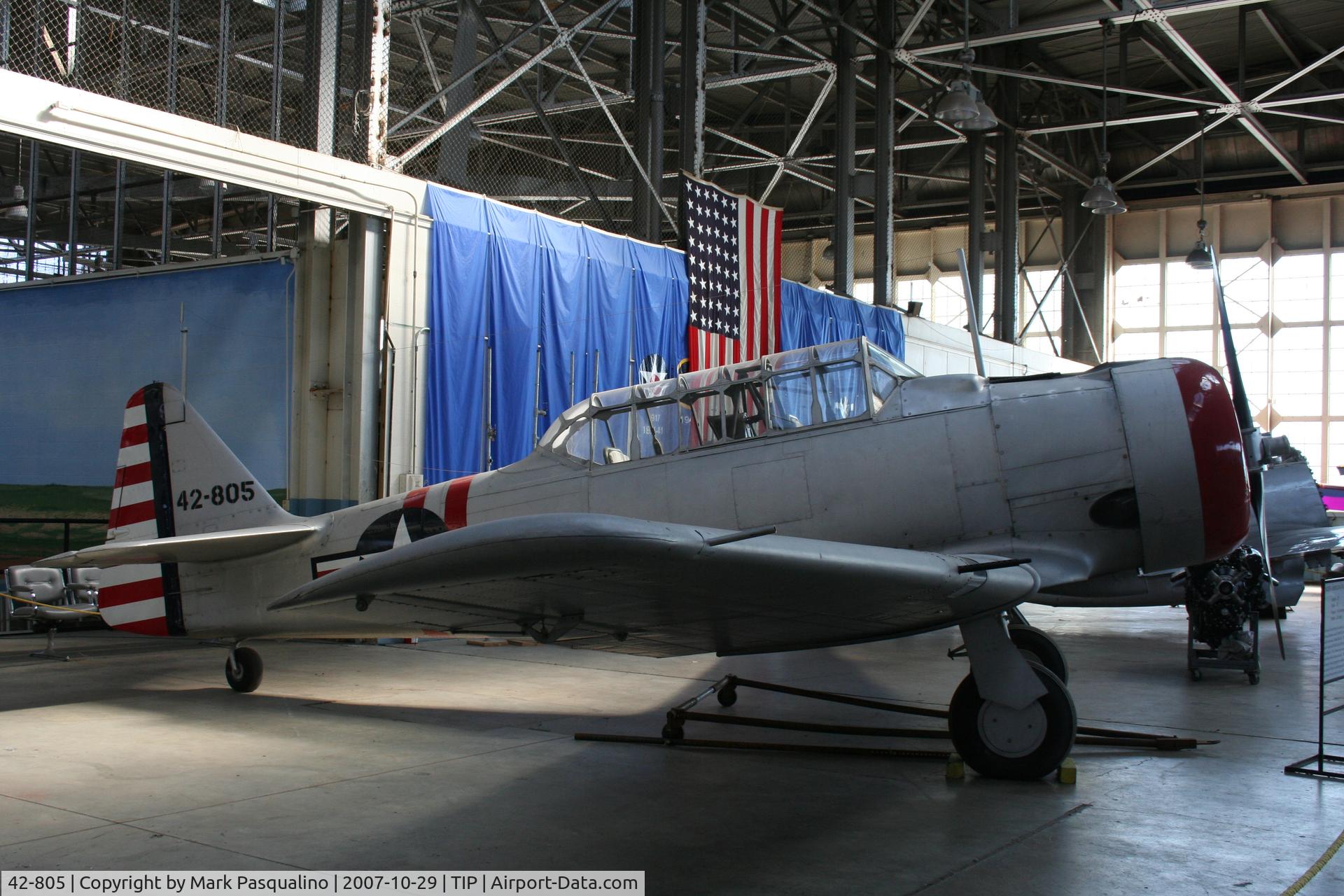 42-805, Noorduyn AT-16 Harvard II C/N Not found 42-805, North American AT-6