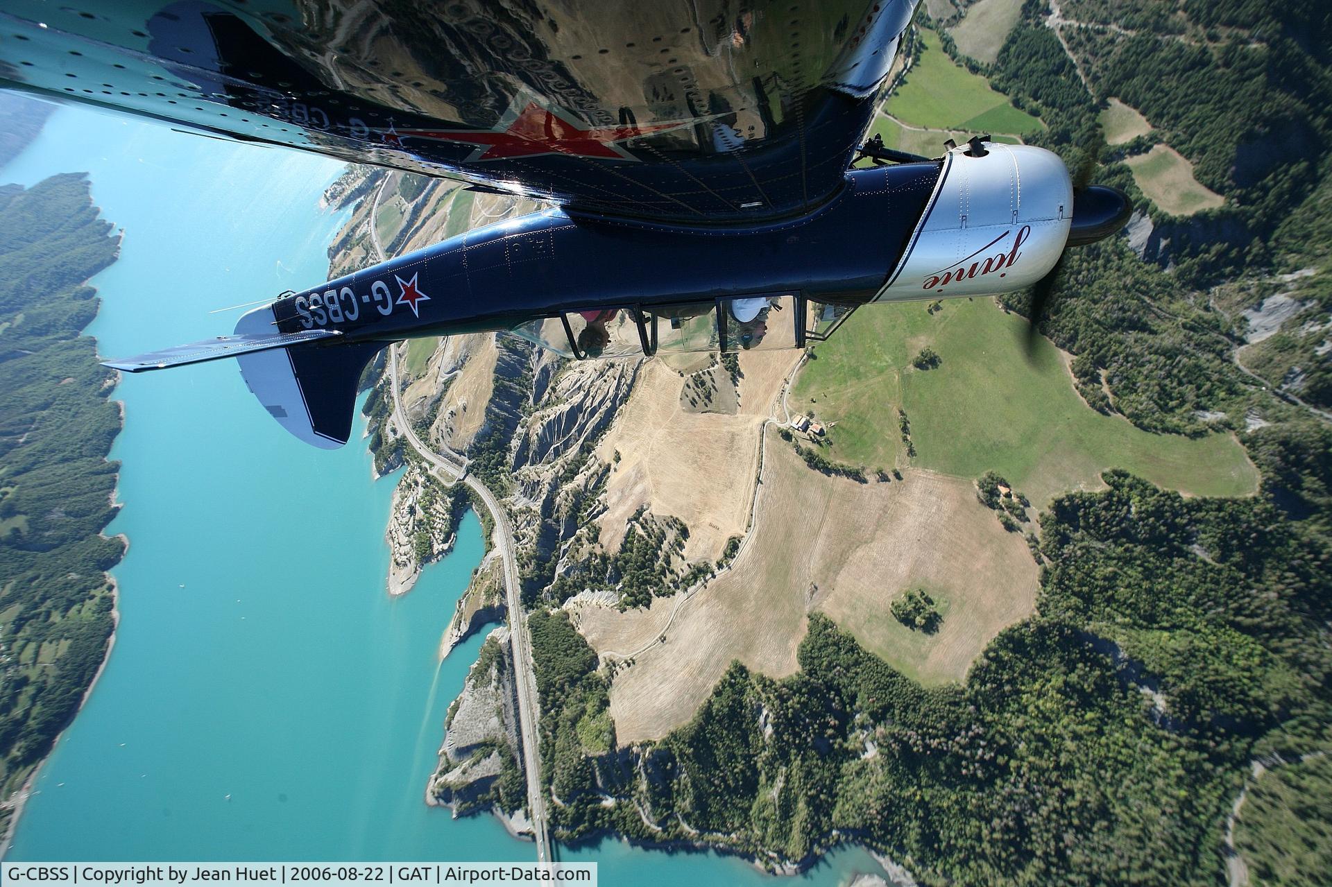 G-CBSS, 1983 Bacau Yak-52 C/N 833707, Yak 52 - Lac de Serre PonÃ§on - France.