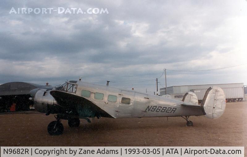 N9682R, 1960 Beech G18S C/N BA-505, On the ramp at Atlanta, TX