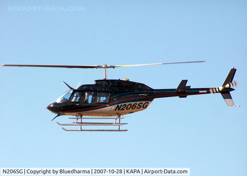 N206SG, 2000 Bell 206L-4 LongRanger IV LongRanger C/N 52240, Approach via 17L