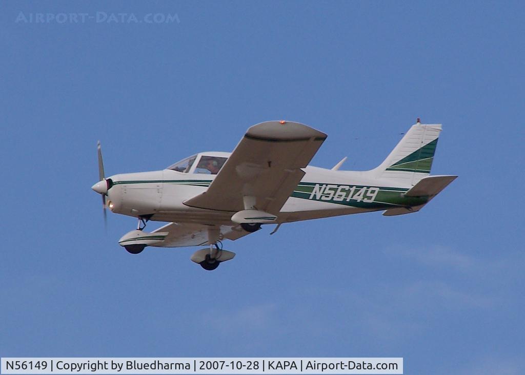 N56149, 1973 Piper PA-28-140 Cherokee C/N 28-7325579, Approach to 17L