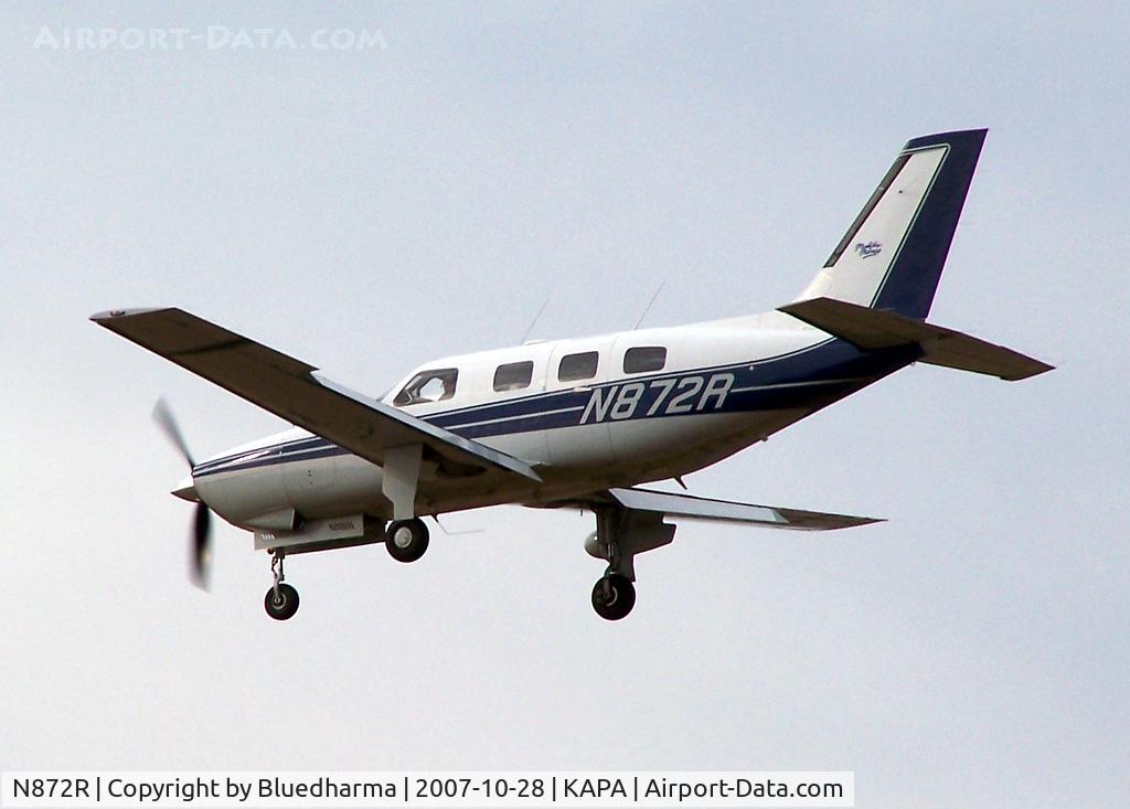 N872R, 1989 Piper PA-46-350P Malibu Mirage C/N 4622028, Approach to 17L