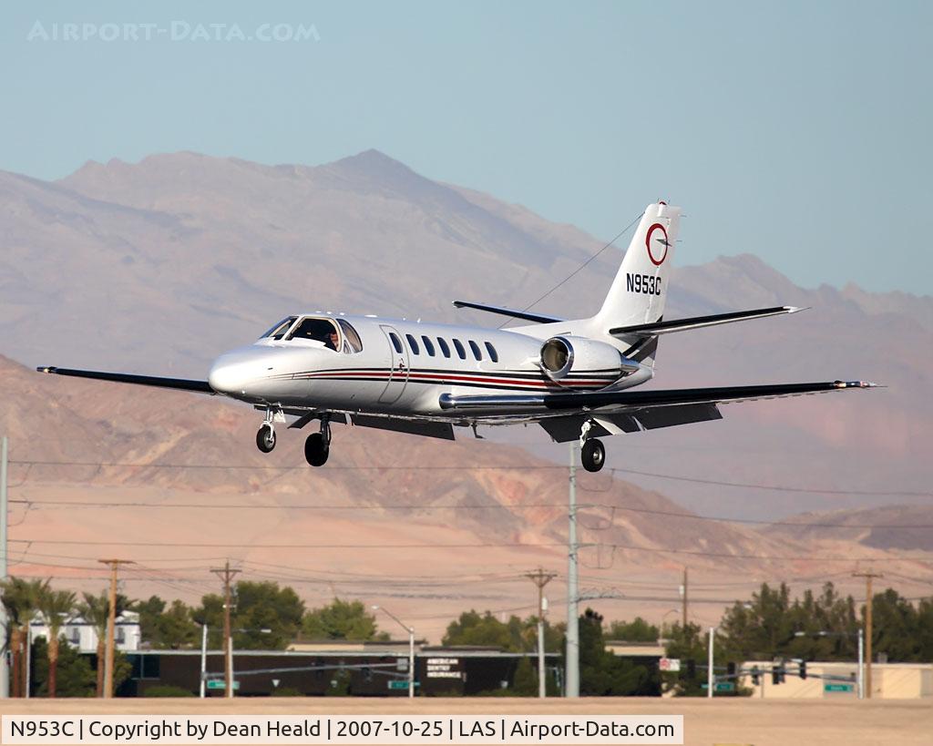 N953C, 1992 Cessna 560 Citation V C/N Not found N953C, KM Aircraft Corporation 1992 Cessna 560 Citation V N953C from San Diego Int'l (KSAN) landing RWY 25L.