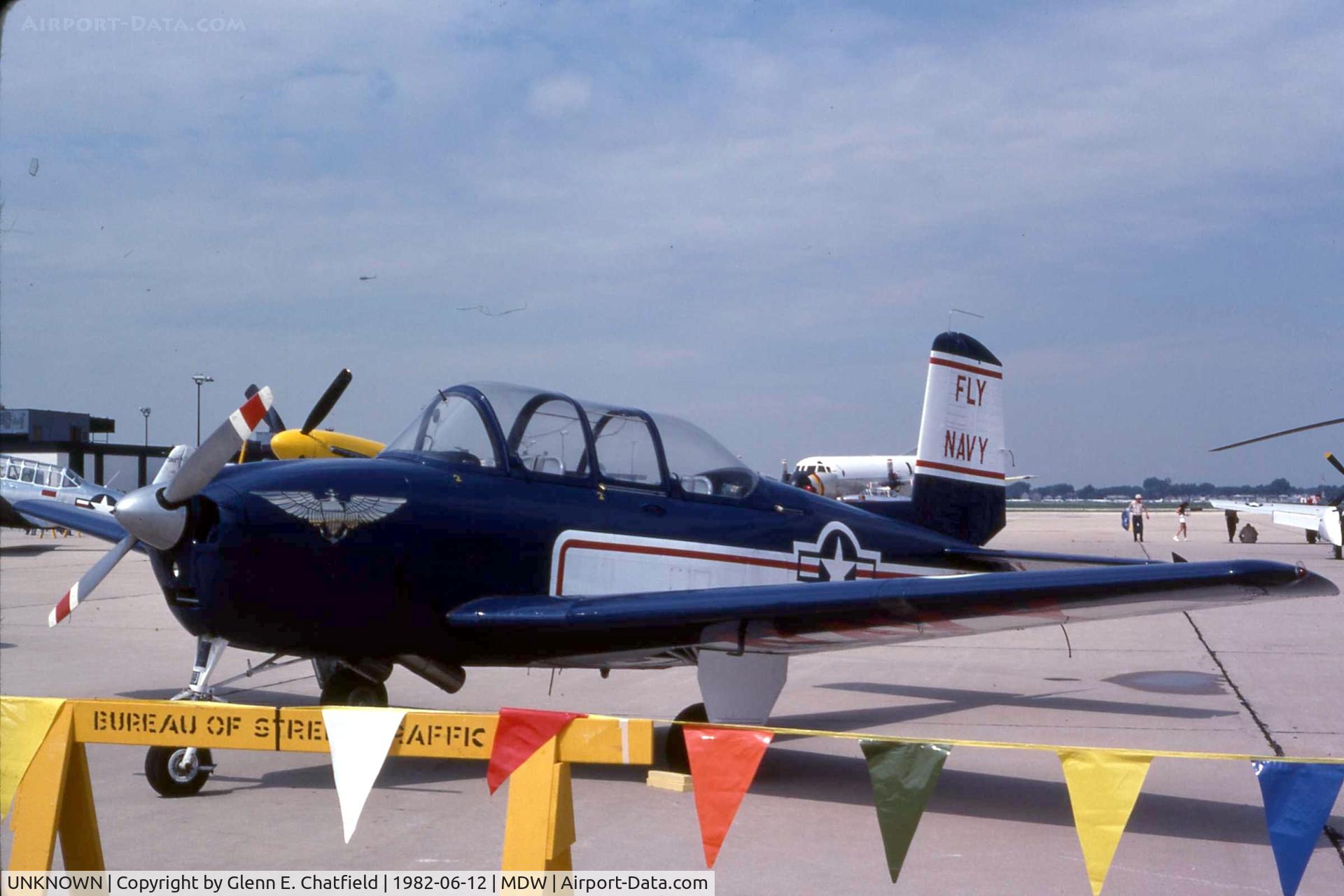UNKNOWN, , T-34B at the Open House.  Unfortunately, I lost the serial number.  It was active Navy at the time.