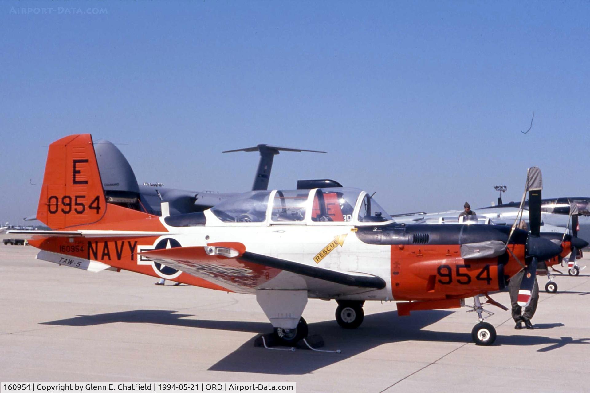 160954, Beech T-34C Turbo Mentor C/N GL-140, T-34C at the AFR/ANG open house