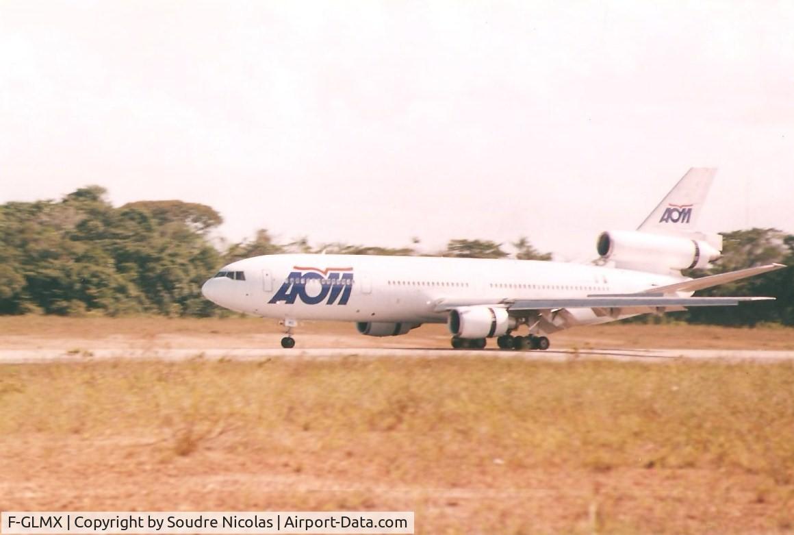 F-GLMX, 1980 McDonnell Douglas DC-10-30 C/N 47814, AOM ROCHAMBEAU 1996
