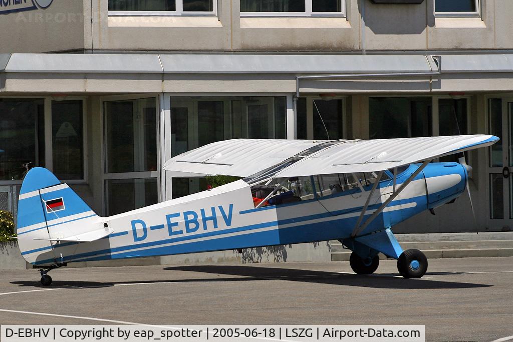 D-EBHV, Piper L-18C Super Cub (PA-18-95) C/N 18-2058, Piper PA-18-95 Super-Cub - taxi fuelstation
