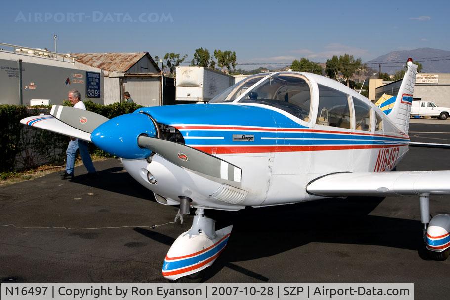 N16497, 1973 Piper PA-28-235 Cherokee Charger C/N 28-7310101, Piper