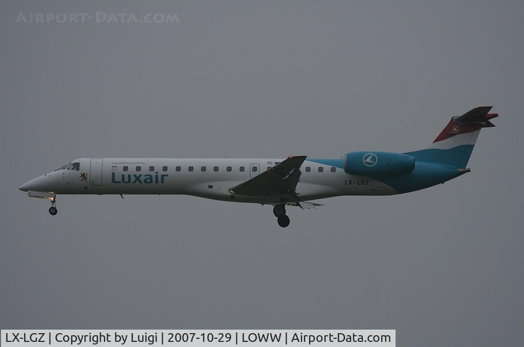 LX-LGZ, 2000 Embraer EMB-145LU (ERJ-145LU) C/N 145258, Luxair Embraer 145Jt