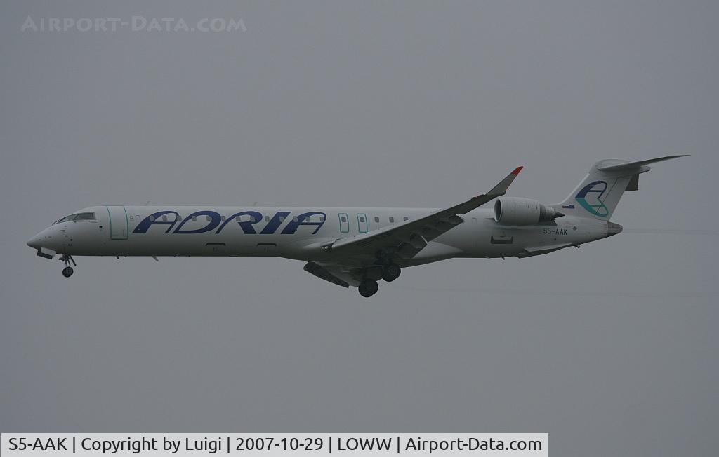 S5-AAK, 2007 Canadair CRJ-900ER (CL-600-2D24) C/N 15128, Adria CRJ900