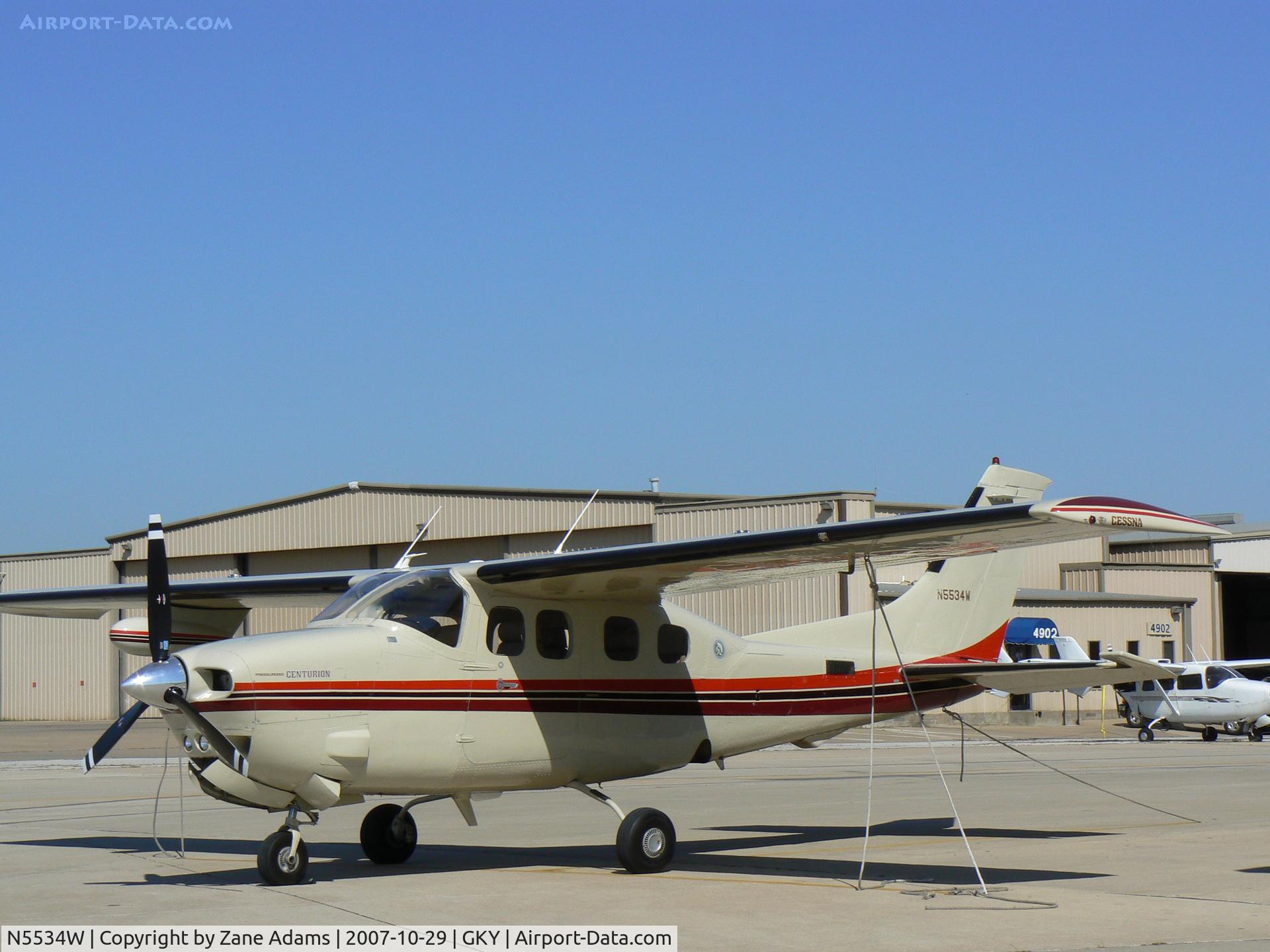 N5534W, 1981 Cessna P210N Pressurised Centurion C/N P21000707, At Arlingotn Muni