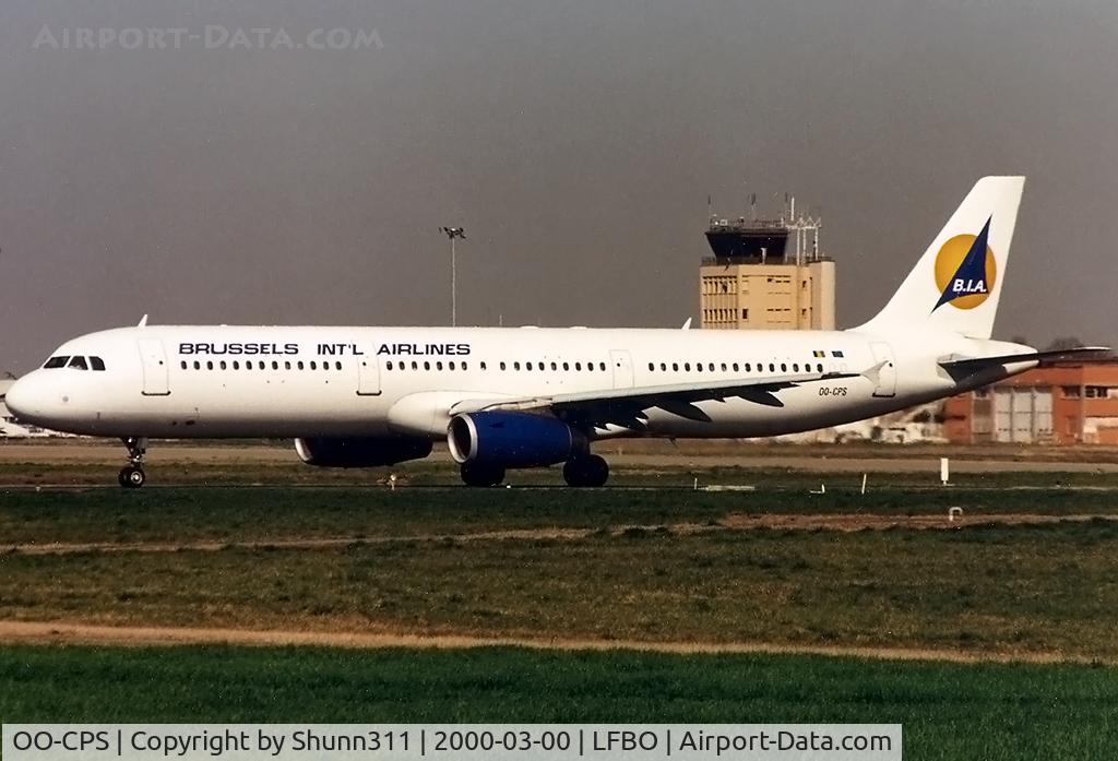 OO-CPS, 1996 Airbus A321-131 C/N 591, Line up rwy 32R for departure... On history now...