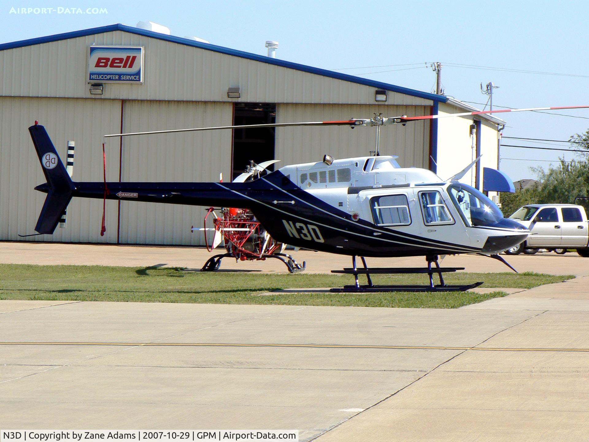 N3D, Bell 206B C/N 4620, WT Waggoner Ranch Helo
