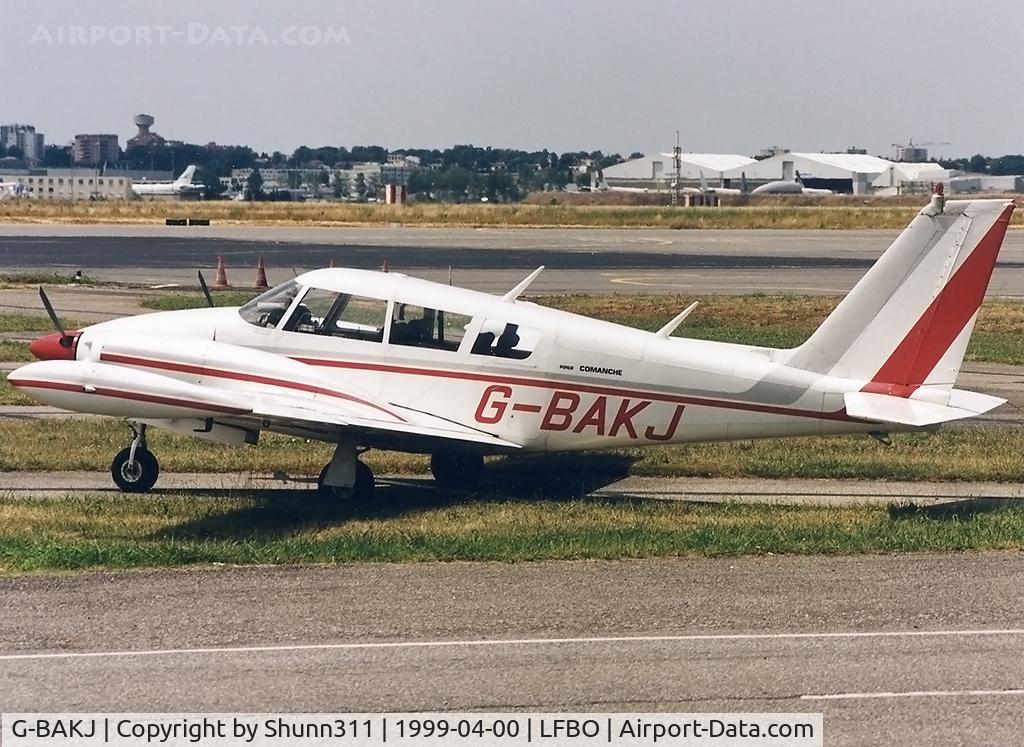 G-BAKJ, 1966 Piper PA-30-160 B Twin Comanche C/N 30-1232, Parked at the old Light Aviation apron...