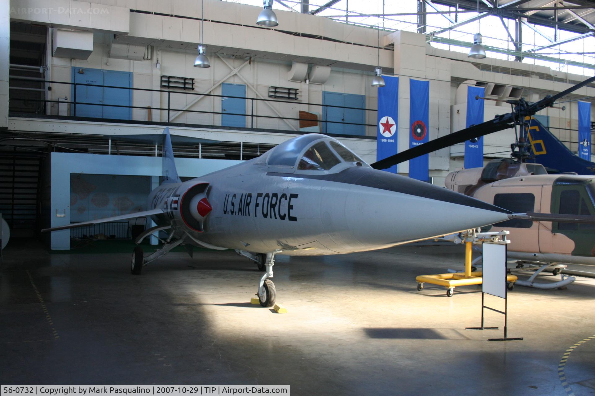 56-0732, 1956 Lockheed F-104A-1-LO Starfighter C/N 183-1020, Lockheed F-104A