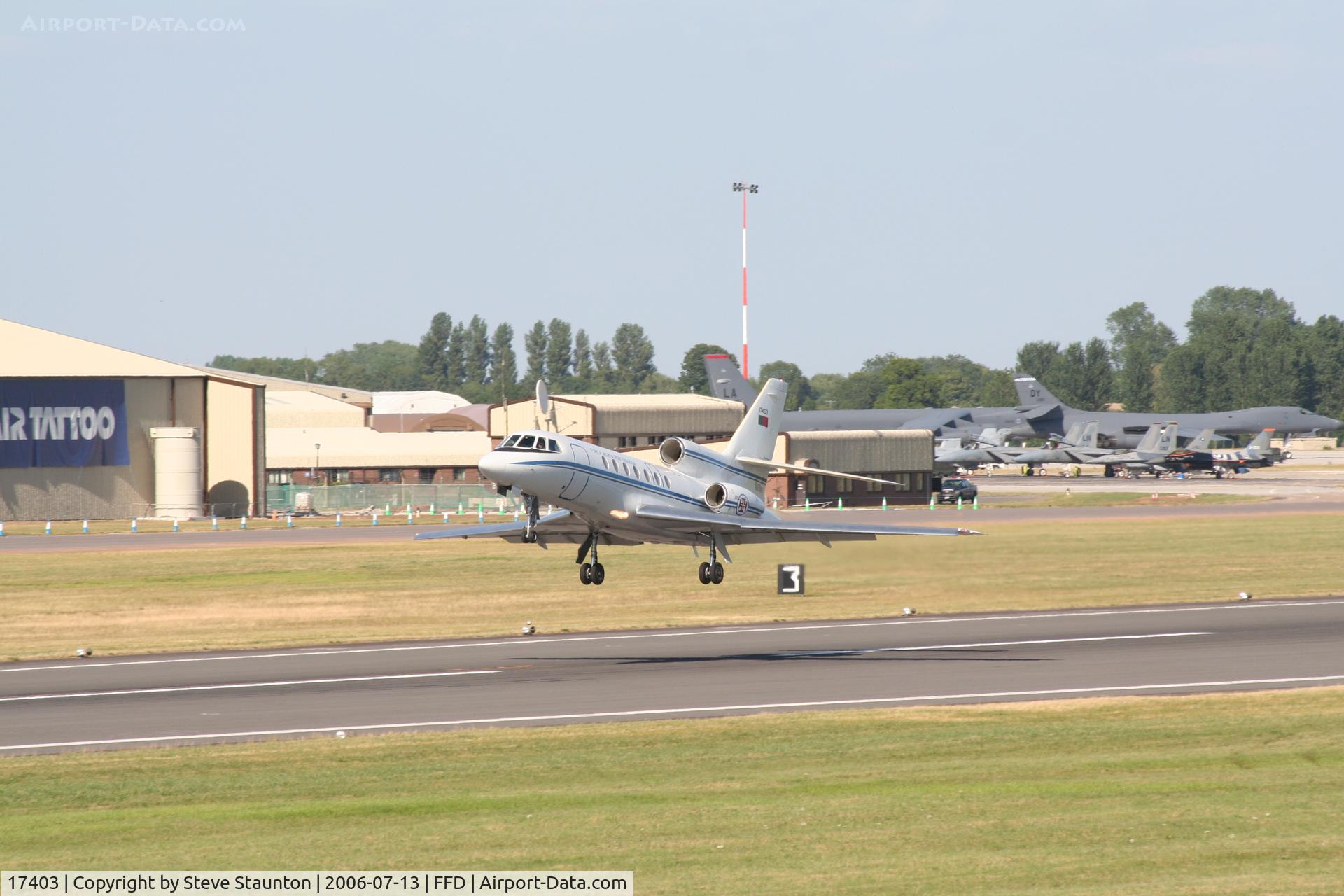 17403, 1990 Dassault Falcon 50 C/N 221, Royal International Air Tattoo 2006