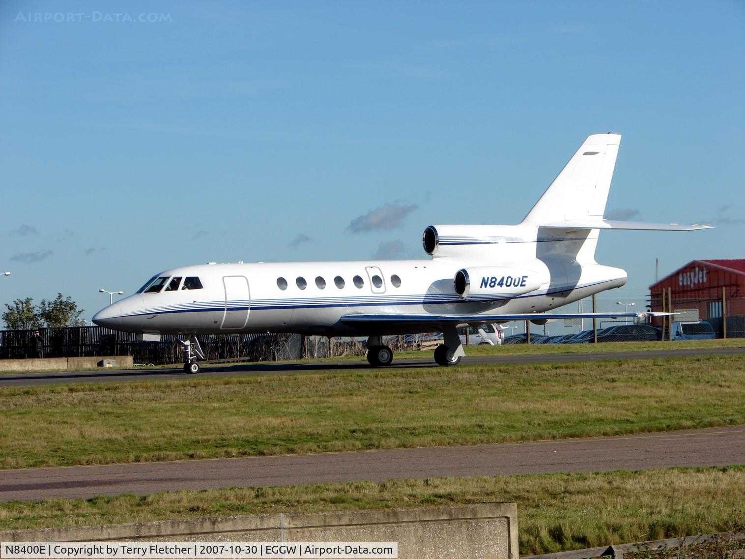 N8400E, 1984 Dassault Falcon 50 C/N 150, Falcon 50 - Fuel stop en route to Venice